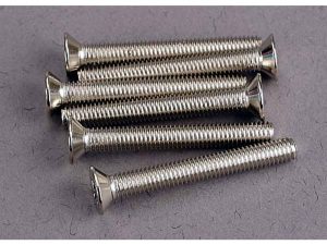 Traxxas Screws, 3x24mm countersunk machine (6 pcs)