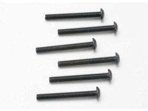 Traxxas Screws, 3x25mm button-head machine (hex drive) (6 pcs)
