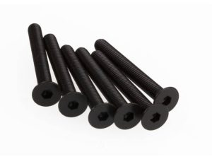 Traxxas Screws, 3x25mm countersunk machine (hex drive) (6 pcs)