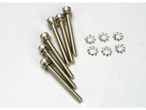 Traxxas Screws, 3x28mm cap-head machine (hex drive) (6 pcs) / 3x6mm ELW (6 pcs)