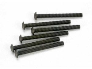 Traxxas Screws, 3x30mm button-head machine (hex drive) (6 pcs)