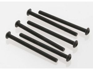 Traxxas Screws, 3x40mm button-head machine (hex drive) (6 pcs)