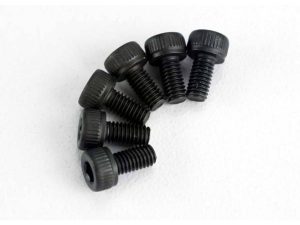 Traxxas Screws, 3x6mm cap-head machine (hex drive) (6 pcs)
