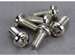 Traxxas Screws, 3x6mm roundhead machine (6 pcs)