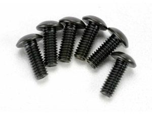 Traxxas Screws, 4x12mm button-head machine (hex drive) (6 pcs)