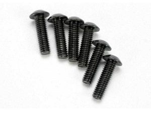 Traxxas Screws, 4x14mm button-head machine (hex drive) (6 pcs)