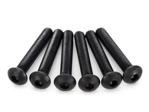 Traxxas Screws, 4x22mm button-head machine (hex drive) (6 pcs)