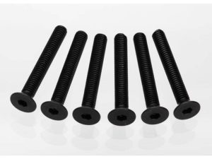 Traxxas Screws, 4x30mm countersunk machine (hex drive) (6 pcs)