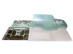 Axial SCX6: Jeep JLU 4dr Wrangler Body (Clear)