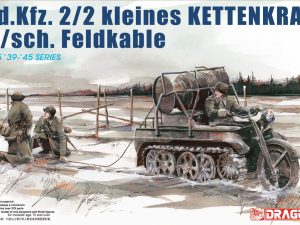 Dragon "Sd.Kfz.2/2 kleines Kettenkrad w/sch.Feldkable  (Driver and crew included)"