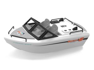 Henglong Sea-god 6 Karting Boat, RTR, Turbojet, White (245mm)