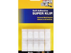 Super Glue Self Adhesive Super Klip (10/pkg)