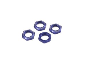 KYOSHO Serrated Wheel Nuts Kyosho Inferno 1:8 (4) Blue
