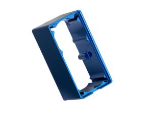 Traxxas Servo case, aluminium (Blue-anodised) (middle) (for 2250 servo)