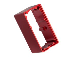 Traxxas Servo case, aluminium (Red-anodised) (middle) (for 2255 servo)