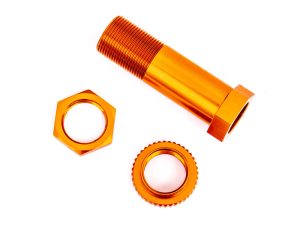 Traxxas Servo saver post / adjuster nut / locknut (Orange-anodised, 6061-T6 aluminium) (1pc)