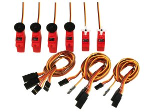 Multiplex Servo Set Heron with extension leads