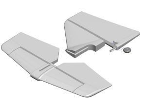 Multiplex Set Elevator And Rudder AcroMaster Pro