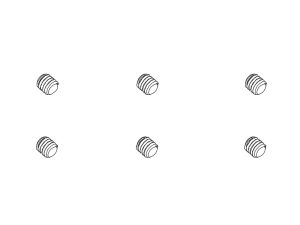 PD Racing Set screw M2.5*12    6pcs