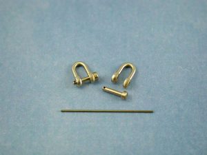 Ripmax Shackle 4x7, 1mm Split Pin (pk2)