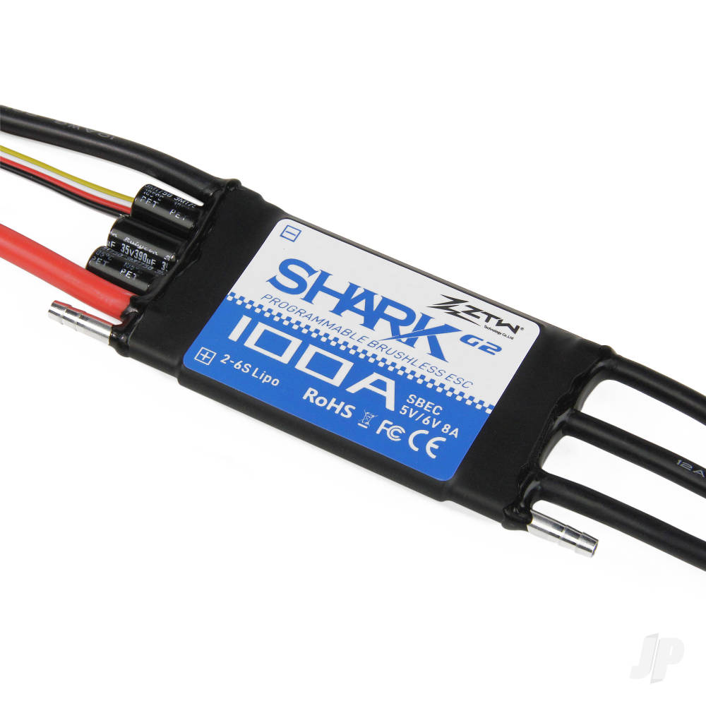 ZTW Shark 100A SBEC ESC G2 (2-6 Cells) (Water-cooled)