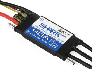 ZTW Shark 40A SBEC ESC G2 (2-4 Cells) (Water-cooled)