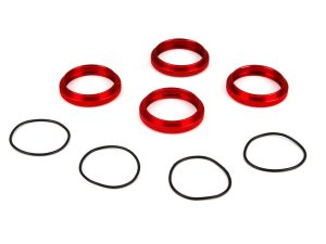 Losi Shock Adjuster Nut with O-Ring, Aluminum: 1/5 4WD DBXL