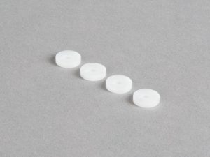 Team Losi Racing Shock Piston 12mm, 1.0x5, CNC Machined (4): All 22, SCTE