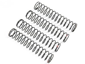 Losi Shock Spring Soft, Red, 2.2 rate (4): LMT