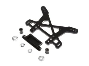 Shock Tower, Rear, Black, Aluminum: DBXL, MTXL