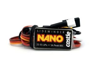 Castle Creations Sidewinder Nano Micro PnP ESC, 12.6V