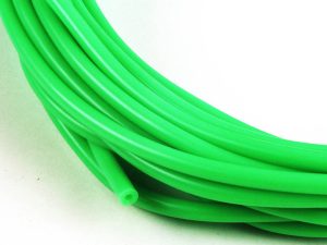 JP Silicone Fuel Tube 2mm (3/32) x 10m, Neon Green