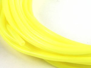 JP Silicone Fuel Tube 2mm (3/32) x 10m, Neon Yellow