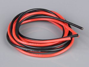 Radient Silicone Wire, 14AWG, 680 Strand, 4ft / 1.2m Red-Black