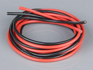 Radient Silicone Wire, 16AWG, 252 Strand, 4ft / 1.2m Red-Black