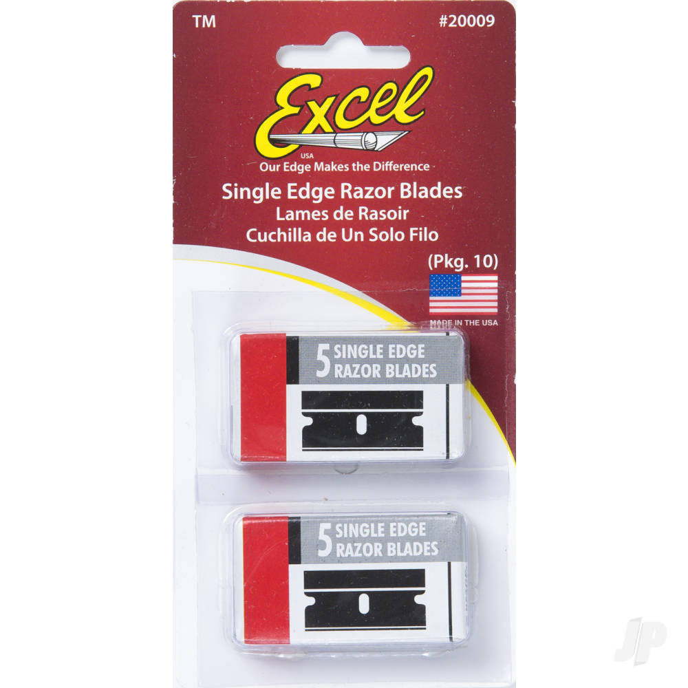 Excel Single Edge Blade, .009in (10 pcs) (Carded) - Image 4
