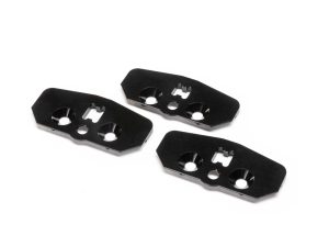 Team Losi Racing Skid Plate Set, Adj Chassis, Aluminum: 8X 2.0