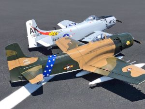 Seagull Skyraider (35-60cc) 2.18m / 86in, Camouflage