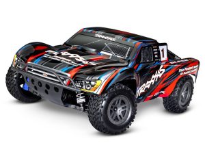 Slash 4X4 BL-2S 1:10 4WD RTR Short Course Truck, Red (+ TQ 2-ch, BL-2s, 3300kV, 2S LiPo, USB-C Charger, Clipless Body)