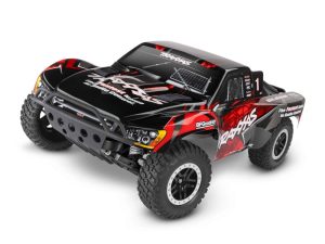 Traxxas Slash Extreme HD VXL 1:10 2WD RTR Brushless Electric Short Course Truck, Red (+ TQi 2-ch, TSM, VXL-3s, Velineon 3500, Magnum 272R, Clipless Body, Extreme HD Parts)