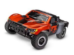 Traxxas Slash Extreme HD VXL 1:10 2WD RTR Brushless Electric Short Course Truck, FOX (+ TQi 2-ch, TSM, VXL-3s, Velineon 3500, Magnum 272R, Clipless Body, Extreme HD Parts)