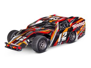 Traxxas Slash Modified BL-2S 1:10 2WD RTR Dirt Oval Racer, Orange (+ TQ 2-ch, BL-2S, 3300kV, 2S LiPo, USB-C Charger)