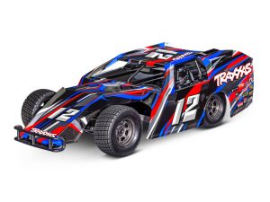 Traxxas Slash Modified BL-2S 1:10 2WD RTR Dirt Oval Racer, Red (+ TQ 2-ch, BL-2S, 3300kV, 2S LiPo, USB-C Charger)