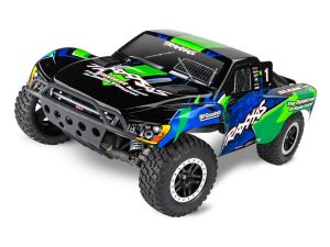 Traxxas Slash VXL 1:10 2WD RTR Brushless Electric Short Course Truck, Green (+ TQi 2-ch, TSM, VXL-3s, Velineon 3500, Magnum 272R, Clipless Body)