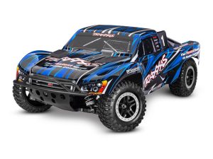 Traxxas Slash VXL 1:10 4X4 RTR Short Course Truck, Blue (+ TQ 2-ch, VXL-3S, Velineon 3500kV, Clipless Body)