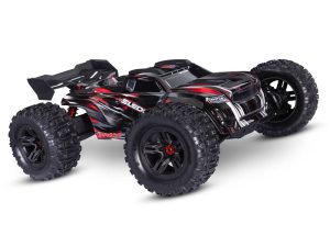 Traxxas Sledge Belted 1:8 4WD RTR Brushless Electric Monster Truck, Red (+ TQi 2-ch, TSM, VXL-6S, Belted, Clipless Body)