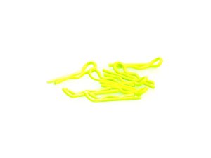 Core RC Small Body Clip 1/10 - Fluorescent Yellow (8)