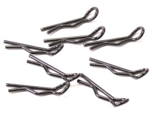 Core RC Small Body Clip 1/10 - Gloss Black (8)