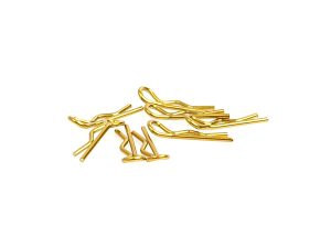 Core RC Small Body Clip 1/10 - Gold (8)
