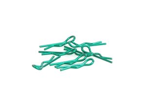 Core RC Small Body Clip 1/10 - Metallic Green (8)